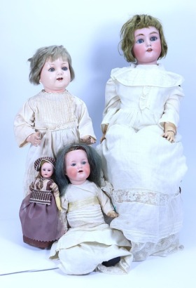 A.M 990 bisque head baby doll, German circa 1915,