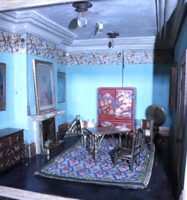 A large and impressive early English Georgian dolls house, 1803, - 6