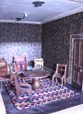 A large and impressive early English Georgian dolls house, 1803, - 8