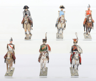 Lucotte Napoleon in cloak and his Brothers, mounted - 2