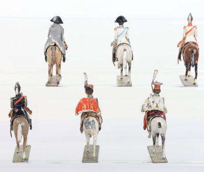 Lucotte Napoleon in cloak and his Brothers, mounted - 4