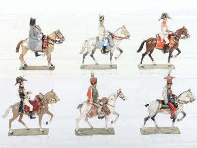Lucotte Napoleon in cloak and his Brothers, mounted - 5