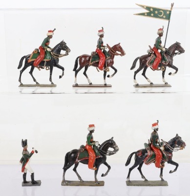 Lucotte Napoleon I dismounted with mounted Mamelukes - 5