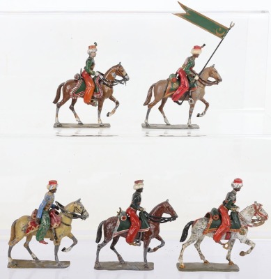 Lucotte Napoleon's Mamelukes with Banner Bearer and Drum Horse - 5
