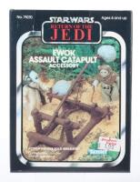 Vintage Boxed Kenner Star Wars Return Of The Jedi Ewok Assault Catapult Accessory