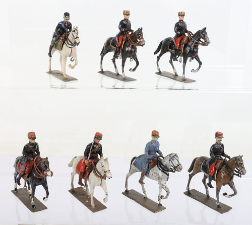 Lucotte First World War French mounted Staff Officers