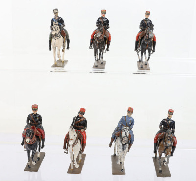 Lucotte First World War French mounted Staff Officers - 2
