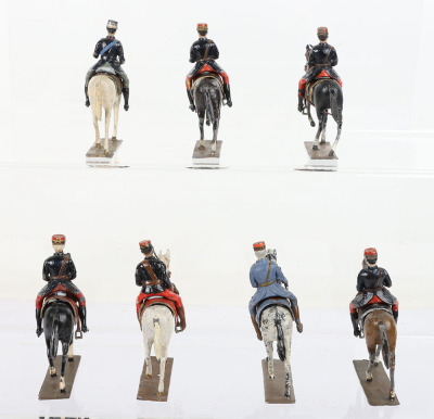 Lucotte First World War French mounted Staff Officers - 4