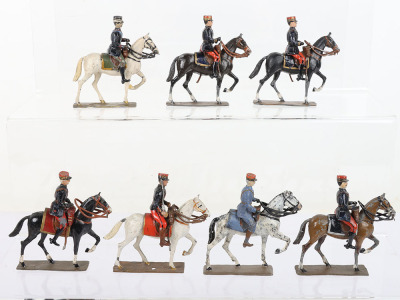 Lucotte First World War French mounted Staff Officers - 5