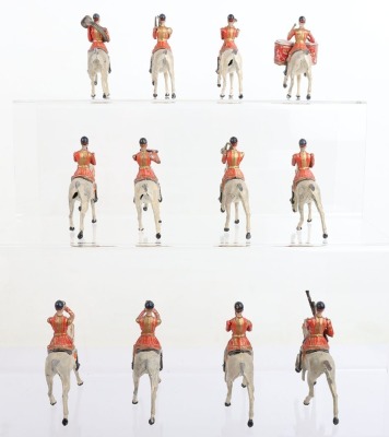 Britains set 101 Mounted Band of the 1st Life Guards - 3