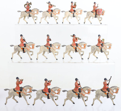 Britains set 101 Mounted Band of the 1st Life Guards - 4