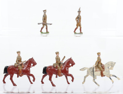 Britains PARIS OFFICE British Cavalry in peak caps - 5