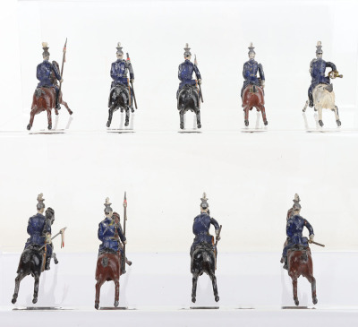 Britains set 5, 17th Lancers RARE PLUG SHOULDERED - 2