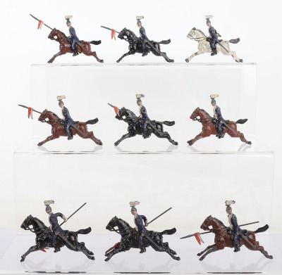 Britains set 5, 17th Lancers RARE PLUG SHOULDERED - 3