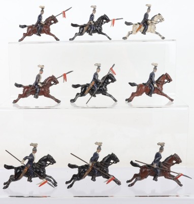 Britains set 5, 17th Lancers RARE PLUG SHOULDERED - 4
