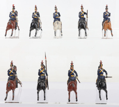 Britains set 4, 12th Lancers RARE PLUG SHOULDERED - 2