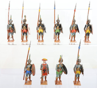 Heyde 70mm size Knights on foot