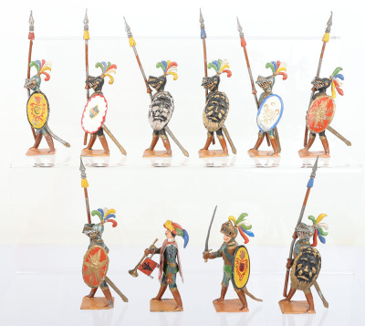Heyde 70mm size Knights on foot - 2