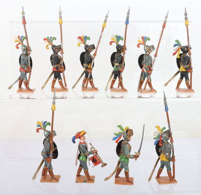 Heyde 70mm size Knights on foot - 4