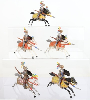 Heyde 70mm size Knights at the gallop