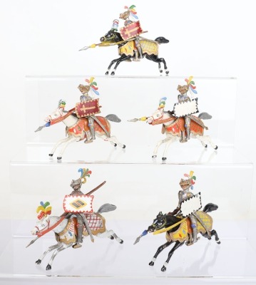 Heyde 70mm size Knights at the gallop - 4