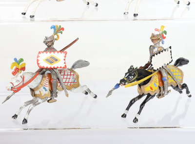 Heyde 70mm size Knights at the gallop - 6