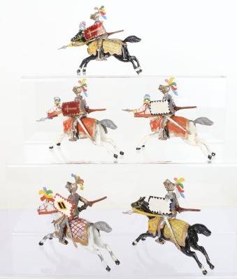 Heyde 70mm size Knights at the gallop - 7