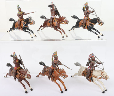 Heyde mounted 70mm size North American Indians - 3