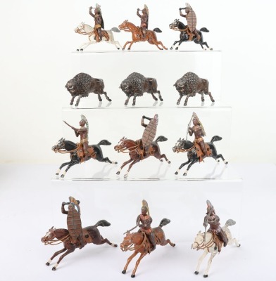 Heyde mounted 70mm size North American Indians - 4