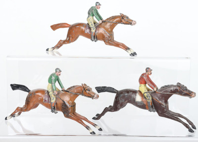 Heyde 80mm size Racing Horses with Jockeys - 2