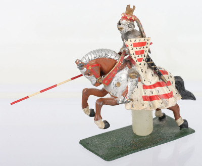 Courtenay mounted Knight H1 titling indecipherable - 3