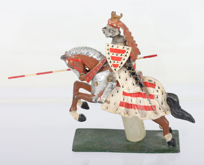 Courtenay mounted Knight H1 titling indecipherable - 4
