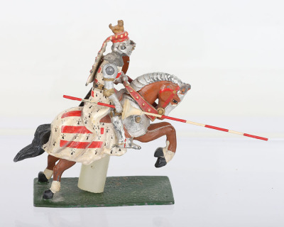 Courtenay mounted Knight H1 titling indecipherable - 6