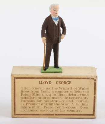 Rare boxed Heyde for Bassett-Lowke Personalty figure Lloyd George, circa 1925