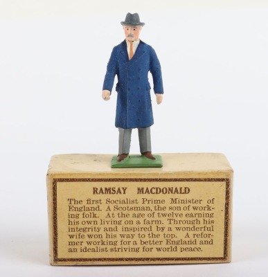 Rare boxed Heyde for Bassett-Lowke Personalty figure Ramsay MacDonald, circa 1925