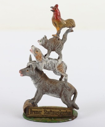 Heyde novelty figure Bremer Town Musicians Stadimusikanten, 1920s