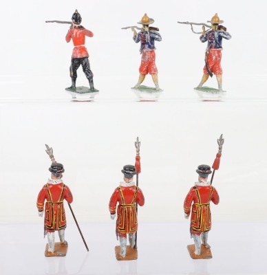 Lead solid cast Beefeaters, Infantryman and Annamite - 3
