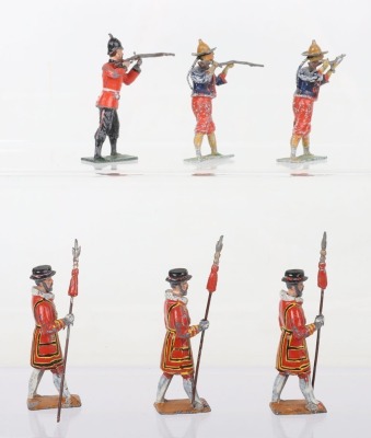 Lead solid cast Beefeaters, Infantryman and Annamite - 4