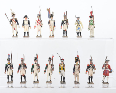 French Napoleonic and other 55mm solid cast lead painted figures - 2