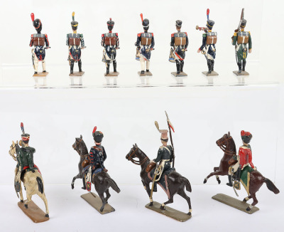 French Napoleonic and other 55mm solid cast lead painted figures - 6