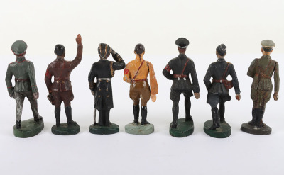 Four Elastolin 70mm Personality figures, 1930s - 4