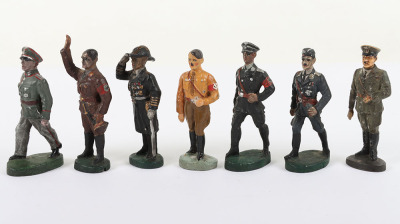 Four Elastolin 70mm Personality figures, 1930s - 5