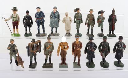 Lionel and Elastolin 70mm Personality and other figures , 1930s,