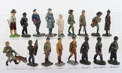 Lionel and Elastolin 70mm Personality and other figures , 1930s, - 3