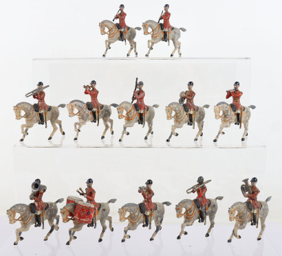 Britains from set 1 mounted Band of the First Lifeguards, first version