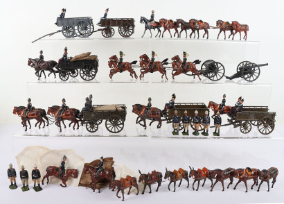 Britains Royal Horse Artillery and other Horse Draw wagons