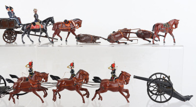 Britains Royal Horse Artillery and other Horse Draw wagons - 8