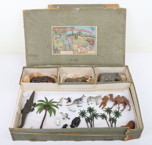 Britains Zoo animals including box set 4Z, 1930
