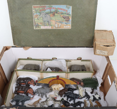 Britains Zoo animals including box set 4Z, 1930 - 3