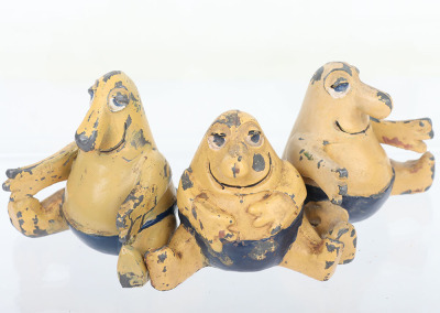 Scarce Reynolds (H.R Products) lead painted Bumblies comic characters, 1951 - 5